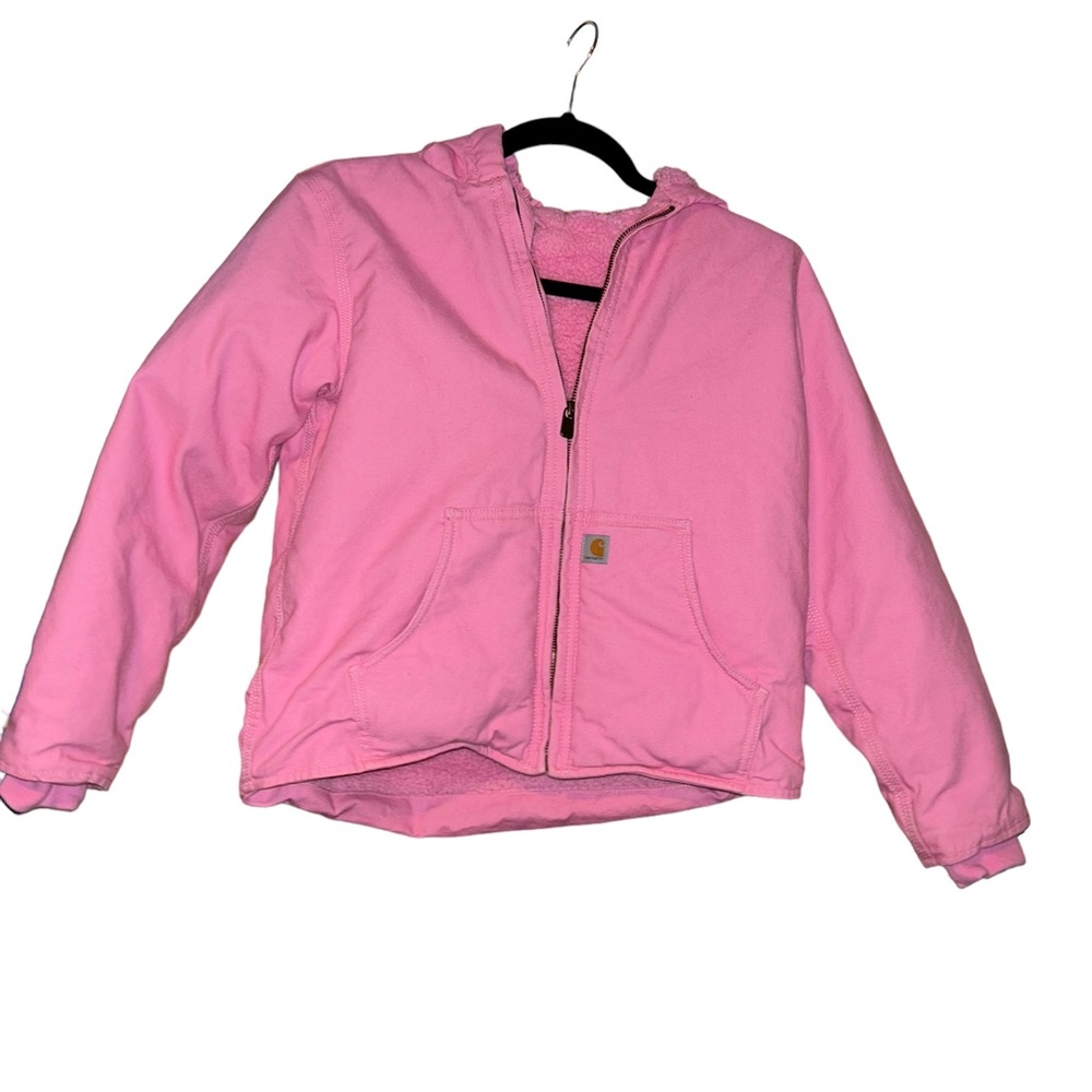 Carhartt Pink Hooded Kids Jacket